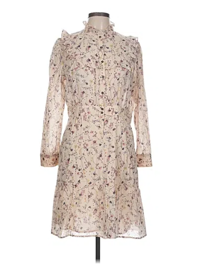Pre-owned Ba&sh Casual Dress In Ivory