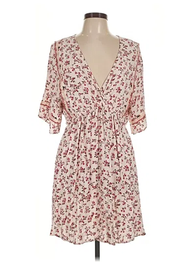 Pre-owned Ba&sh Casual Dress In Ivory