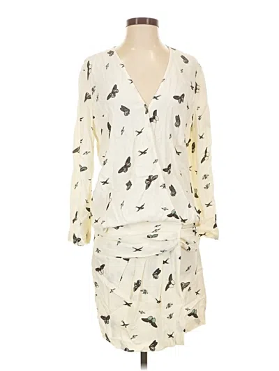 Pre-owned Ba&sh Casual Dress In Ivory