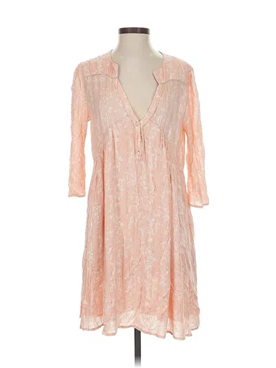Pre-owned Ba&sh Casual Dress In Orange