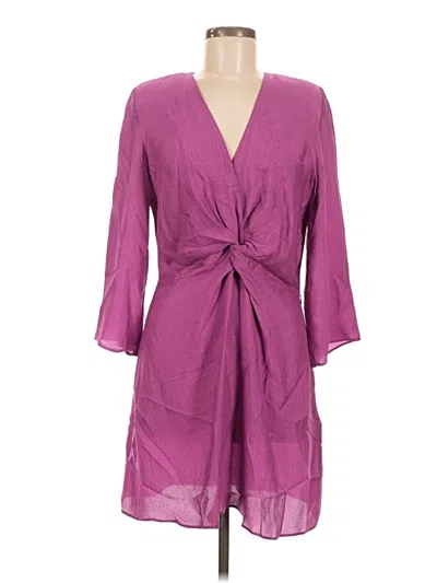 Pre-owned Ba&sh Casual Dress In Purple