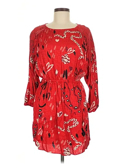 Pre-owned Ba&sh Casual Dress In Red