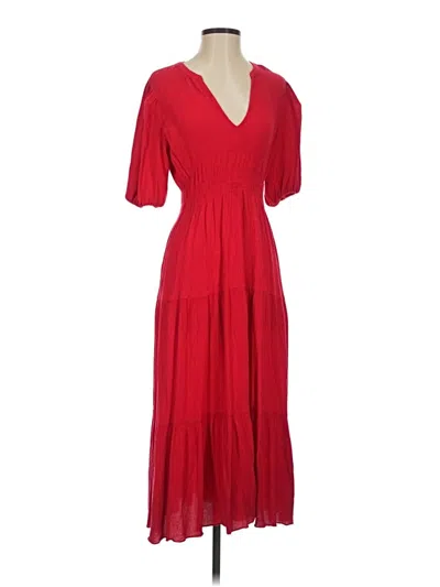 Pre-owned Ba&sh Casual Dress In Red