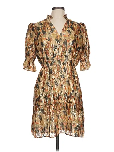 Pre-owned Ba&sh Casual Dress In Tan