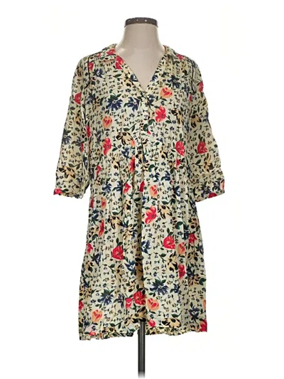 Pre-owned Ba&sh Casual Dress In Tan