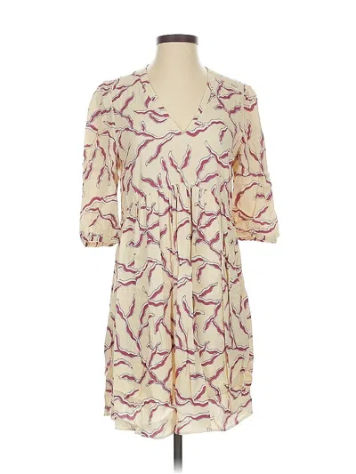 Pre-owned Ba&sh Casual Dress In White