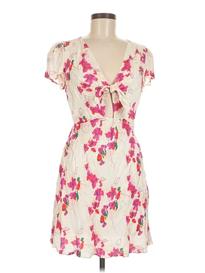 Pre-owned Ba&sh Casual Dress In White