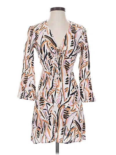 Pre-owned Ba&sh Casual Dress In White