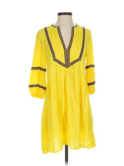 Pre-owned Ba&sh Casual Dress In Yellow
