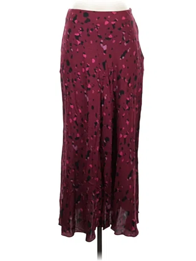 Pre-owned Ba&sh Casual Skirt In Burgundy