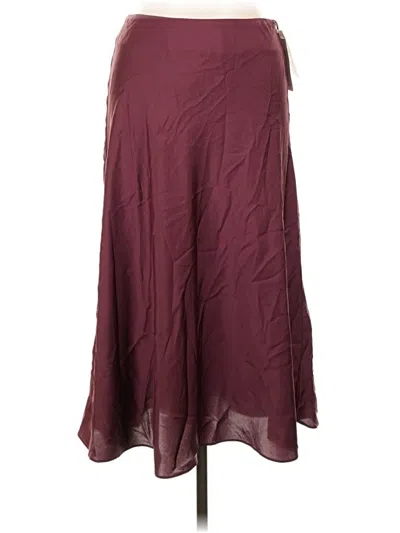 Ba&sh Casual Skirt In Burgundy