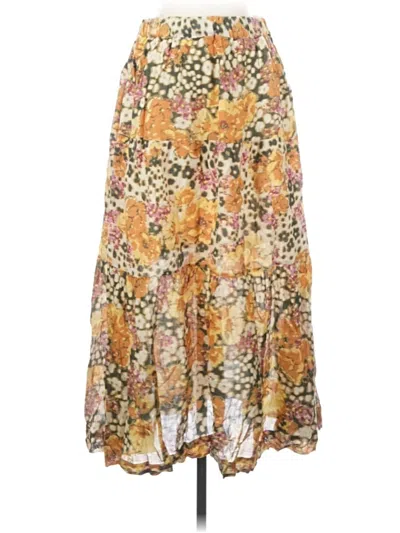 Pre-owned Ba&sh Casual Skirt In Gold