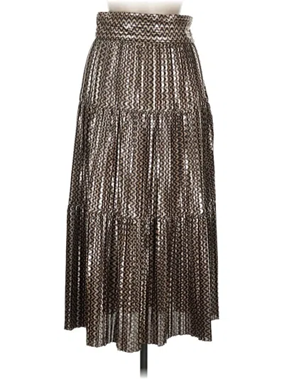 Pre-owned Ba&sh Casual Skirt In Silver