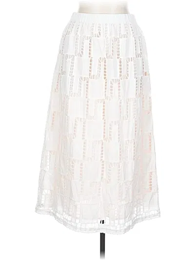 Pre-owned Ba&sh Casual Skirt In White