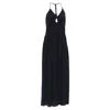 Ba&sh Ba & Sh Cha Cutout Maxi Dress In Black Cupro In Black