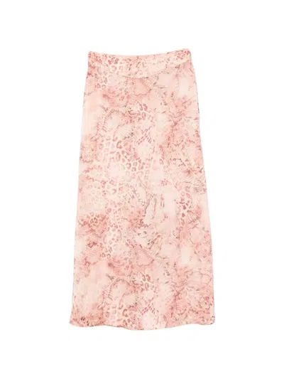 Ba&sh Ciria Maxi Skirt In Pink