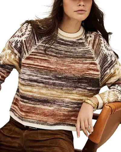 Ba&sh Ba & Sh Clodie Cropped Sweater In Multi