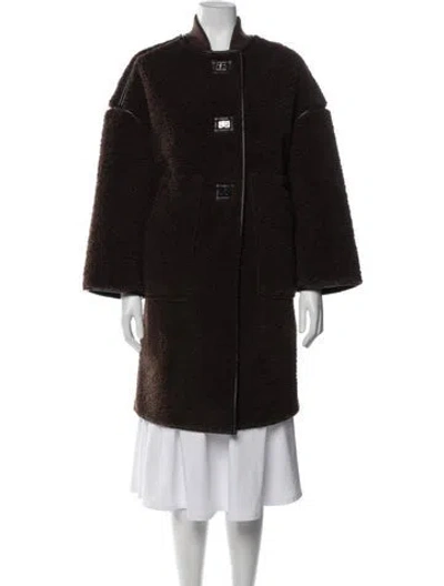 Pre-owned Ba&sh Coat In Brown