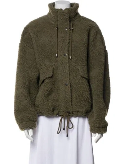 Pre-owned Ba&sh Coat In Green