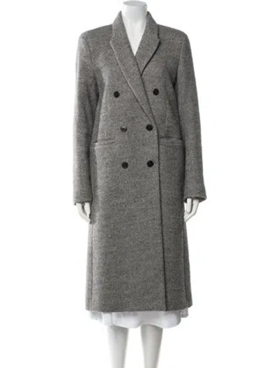 Pre-owned Ba&sh Coat In Grey