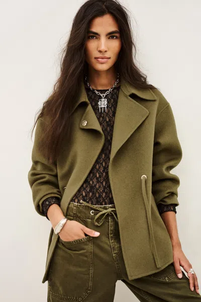 Ba&sh Coat Kam For Woman In Green