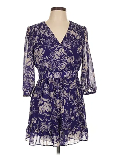 Pre-owned Ba&sh Cocktail Dress In Blue