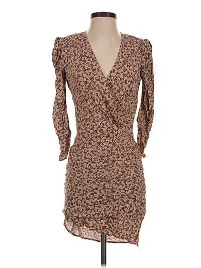 Pre-owned Ba&sh Cocktail Dress In Brown