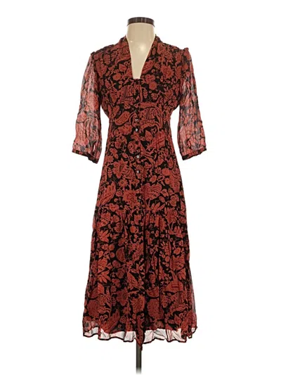 Pre-owned Ba&sh Cocktail Dress In Brown