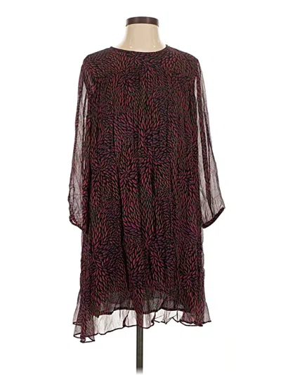 Pre-owned Ba&sh Cocktail Dress In Burgundy