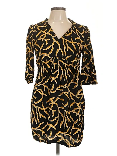 Pre-owned Ba&sh Cocktail Dress In Gold
