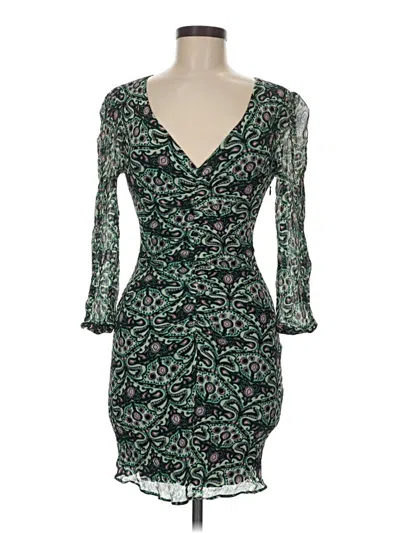 Pre-owned Ba&sh Cocktail Dress In Green