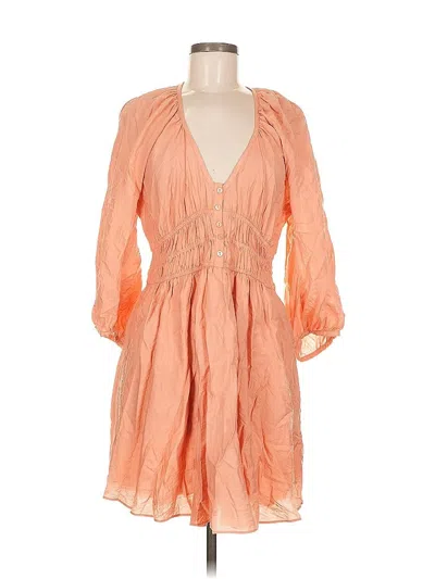 Pre-owned Ba&sh Cocktail Dress In Orange