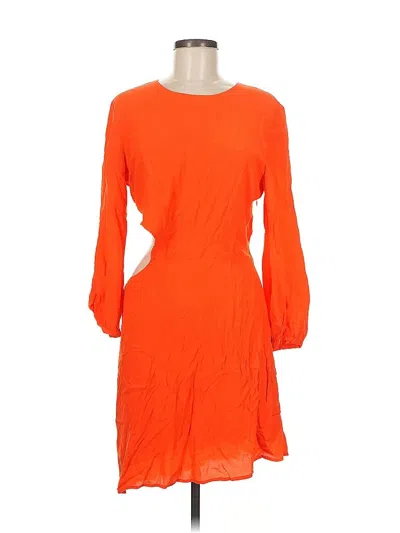 Pre-owned Ba&sh Cocktail Dress In Orange