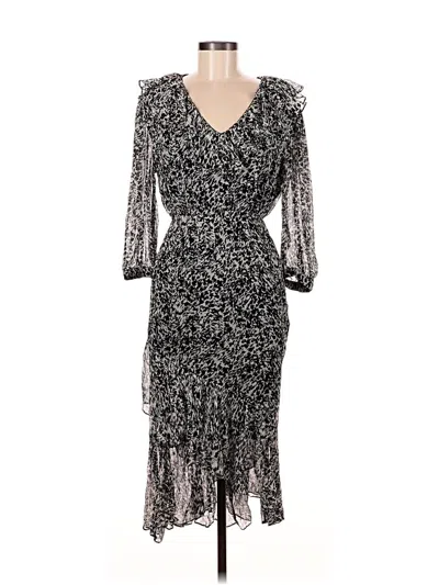 Pre-owned Ba&sh Cocktail Dress In Silver