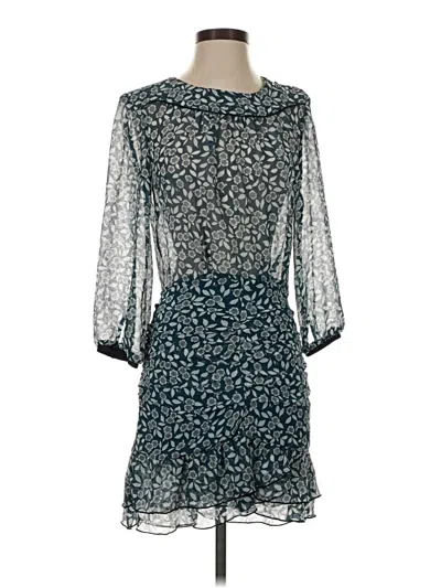 Pre-owned Ba&sh Cocktail Dress In Teal