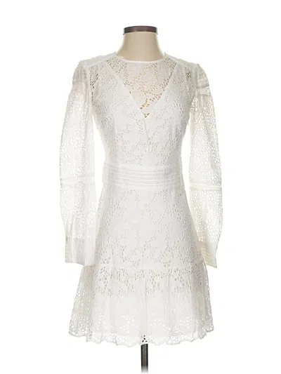 Pre-owned Ba&sh Cocktail Dress In White