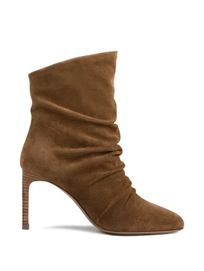 Ba&sh Colivia Ruched-detail Boots In Brown