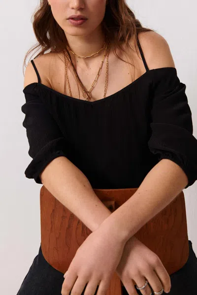 Ba&sh Collar Top Naya For Women In Black