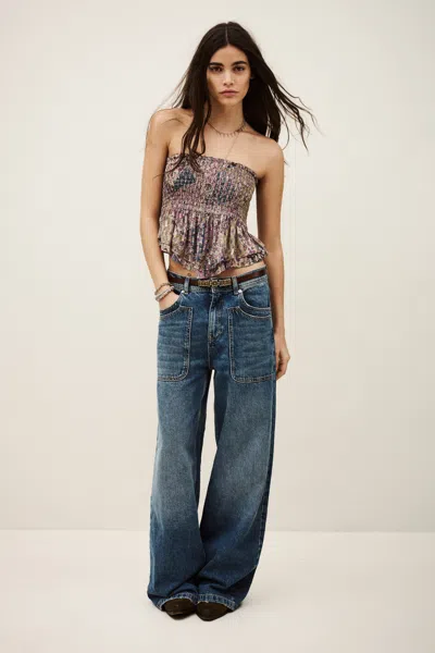 Ba&sh Collar Top Pretty For Women In Pink