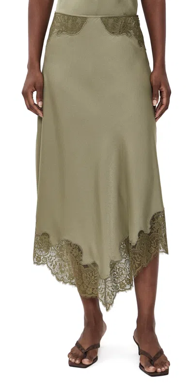 Ba&sh Coni Skirt Kaki In Green
