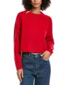Ba&sh Corvy Cashmere Sweater In Red