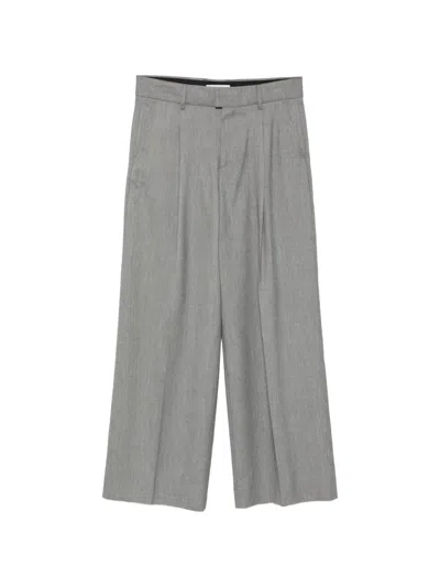 Ba&sh Cravy Pleated Trousers In Gray
