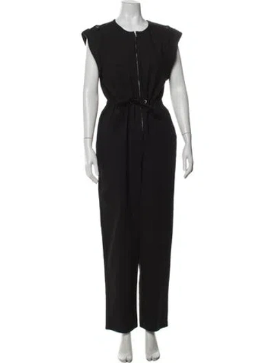 Pre-owned Ba&sh Crew Neck Jumpsuit In Multi