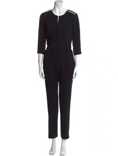 Pre-owned Ba&sh Crew Neck Jumpsuit W/ Tags In Black