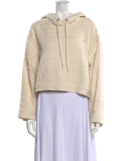 Pre-owned Ba&sh Crew Neck Long Sleeve Hoodie In Neutral