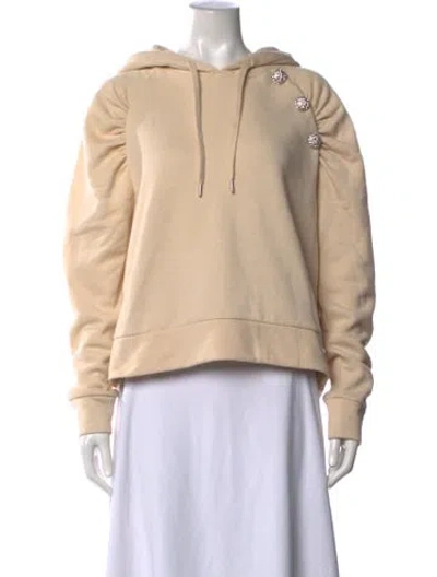 Pre-owned Ba&sh Crew Neck Long Sleeve Hoodie In Neutrals