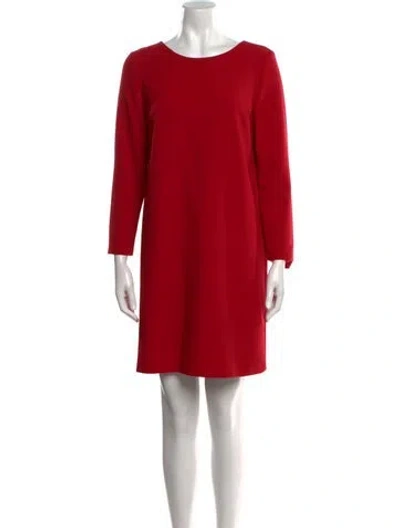 Pre-owned Ba&sh Crew Neck Mini Dress W/ Tags In Red