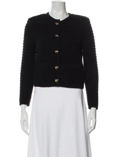 Pre-owned Ba&sh Crew Neck Sweater In Black