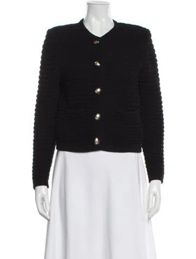 Pre-owned Ba&sh Crew Neck Sweater In Black