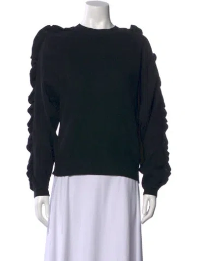 Pre-owned Ba&sh Crew Neck Sweater In Black